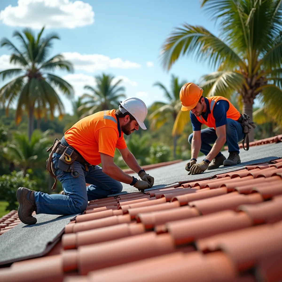 Metal roof installation on an equestrian property in Jupiter Farms, FL